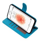 iPhone 7 Plus Portemonnee hoesje booktype wallet Turquoise