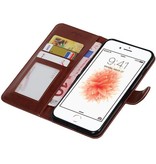 7 Plus-iPhone-Mappen-Kasten Booktype Mappenkasten Brown