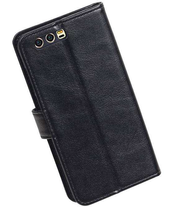 Huawei Honor 9 Portemonnee hoesje booktype wallet case Zwart