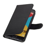 Galaxy A7 2016 Etui Portefeuille booktype portefeuille noir cas