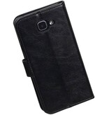 Galaxy A7 2016 Etui Portefeuille booktype portefeuille noir cas