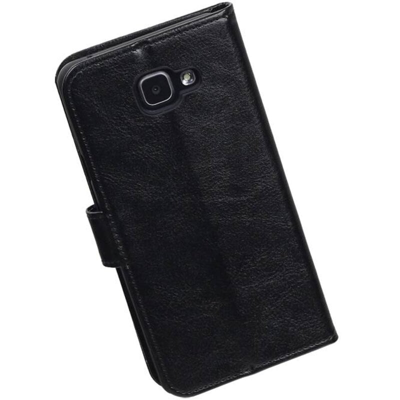 Galaxy A7 2016 Etui Portefeuille booktype portefeuille noir cas