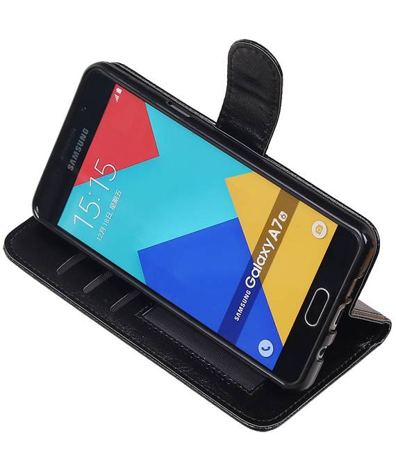 Galaxy A7 2016 Wallet case booktype wallet case Black