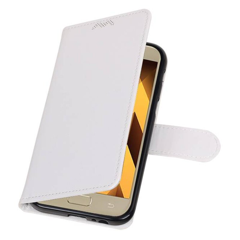 Galaxy A5 2017 Wallet Fall Buchtyp Mappenkasten Weiß