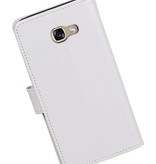 Galaxy A5 2017 Portemonnee hoesje booktype wallet case Wit