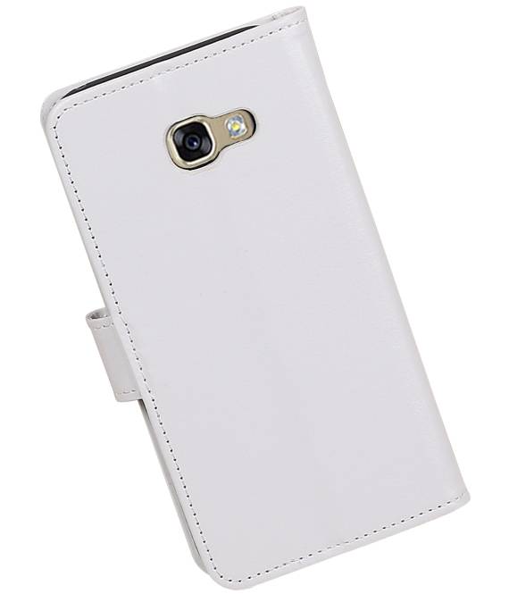 Galaxy A5 2017 Portemonnee hoesje booktype wallet case Wit