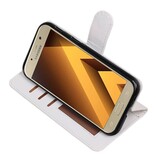 Galaxy A5 2017 Type étui portefeuille de livre de étui portefeuille blanc