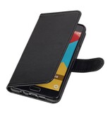 Galaxy A5 2016 Monedero caso Booktype carpeta de la caja Negro