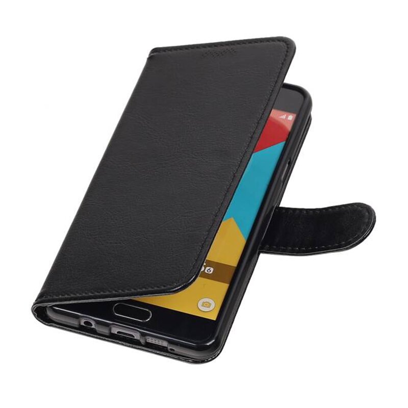 Galaxy A5 2016 Wallet tilfælde booktype Sort tegnebog sag