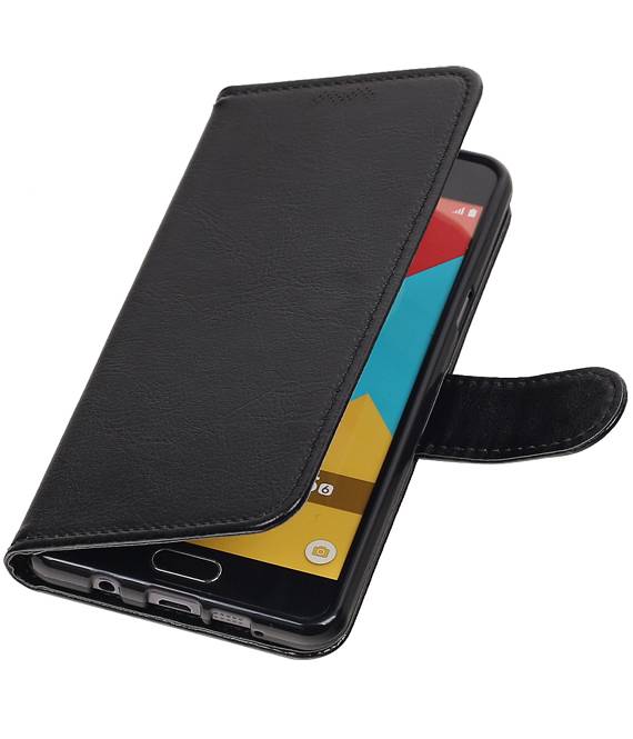 Galaxy A5 2016 Monedero caso Booktype carpeta de la caja Negro