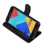 Galaxy A5 2016 Wallet tilfælde booktype Sort tegnebog sag