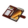 Galaxy A3 2017 Wallet Fall Buchtyp Mappenkasten Brown