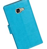 Galaxy A3 2017 Portemonnee hoes booktype wallet Turquoise