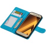 Galaxy A3 2017 Wallet case booktype wallet Turquoise