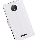 Moto C Wallet case booktype wallet case White