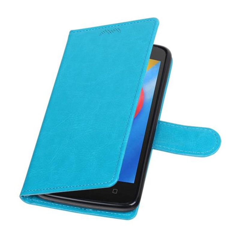 Moto C Wallet case booktype wallet case Turquoise