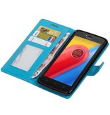 Moto C Wallet case booktype wallet case Turquoise
