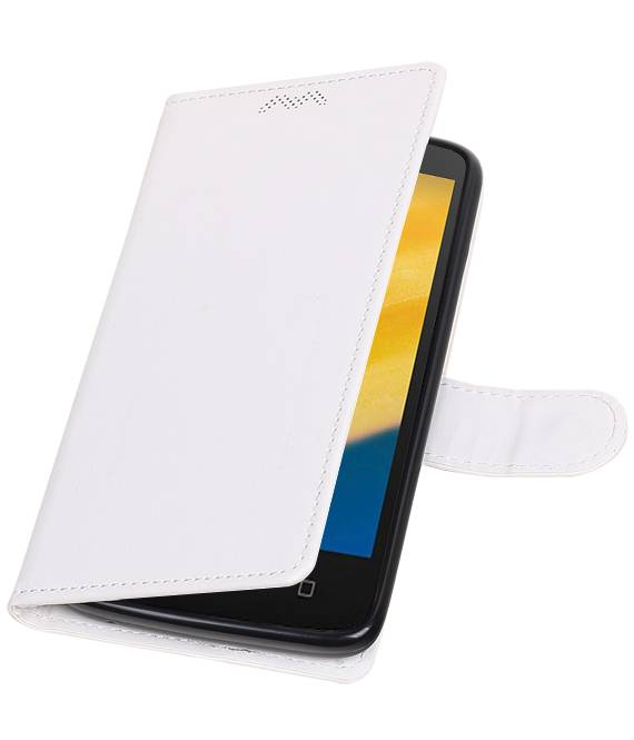 Moto C Plus Wallet case booktype wallet case White