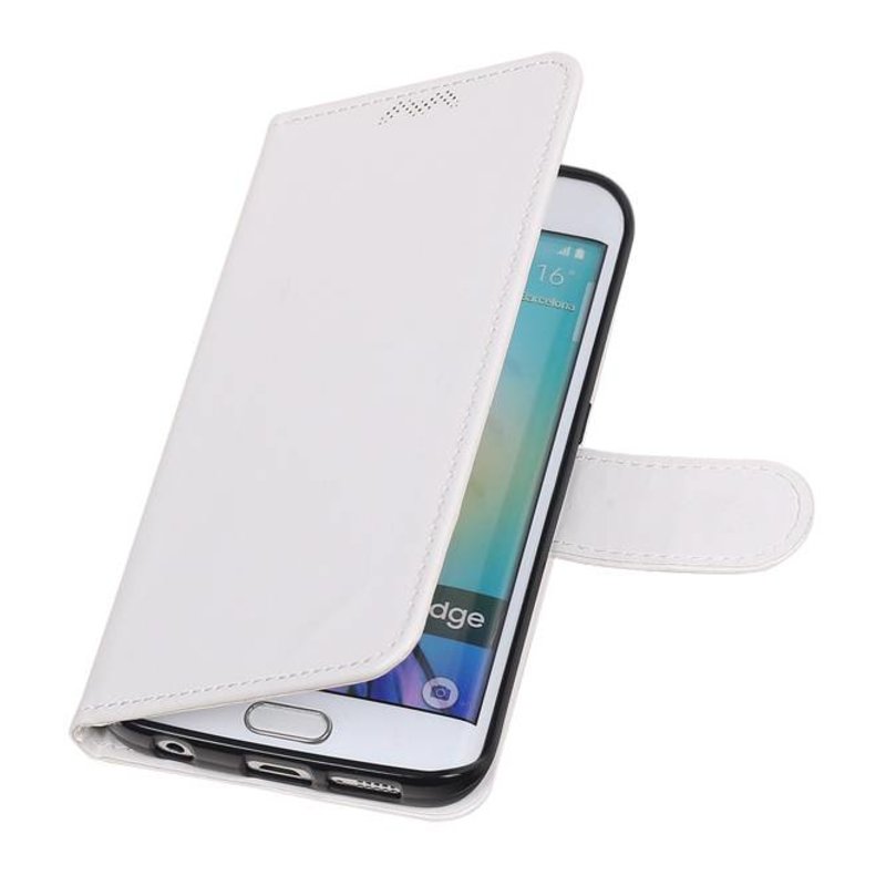 Galaxy S6 Edge Wallet case booktype wallet case White