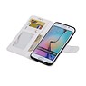 Galaxy S6 Edge Wallet case booktype wallet case White