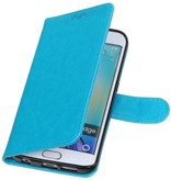 Galaxy S6 Edge Wallet case booktype wallet Turquoise