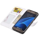 Galaxy S7 Wallet case booktype wallet case White