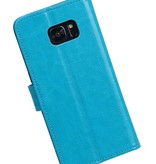 Galaxy S7 Edge Wallet case booktype wallet Turquoise