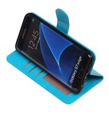Galaxy S7 Edge-Wallet Fall Booktype Brieftasche Turquoise