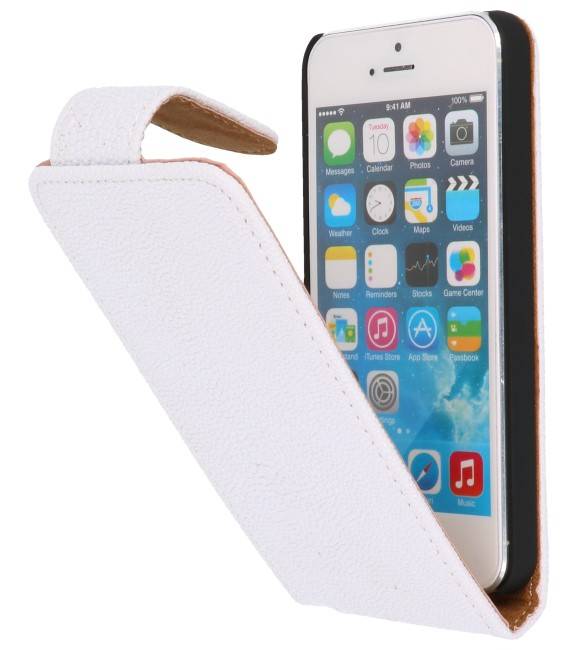 Teufel Klassische Flip Case für iPhone 5 White