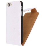 Devil Classic Flip Taske til iPhone 5 Hvid