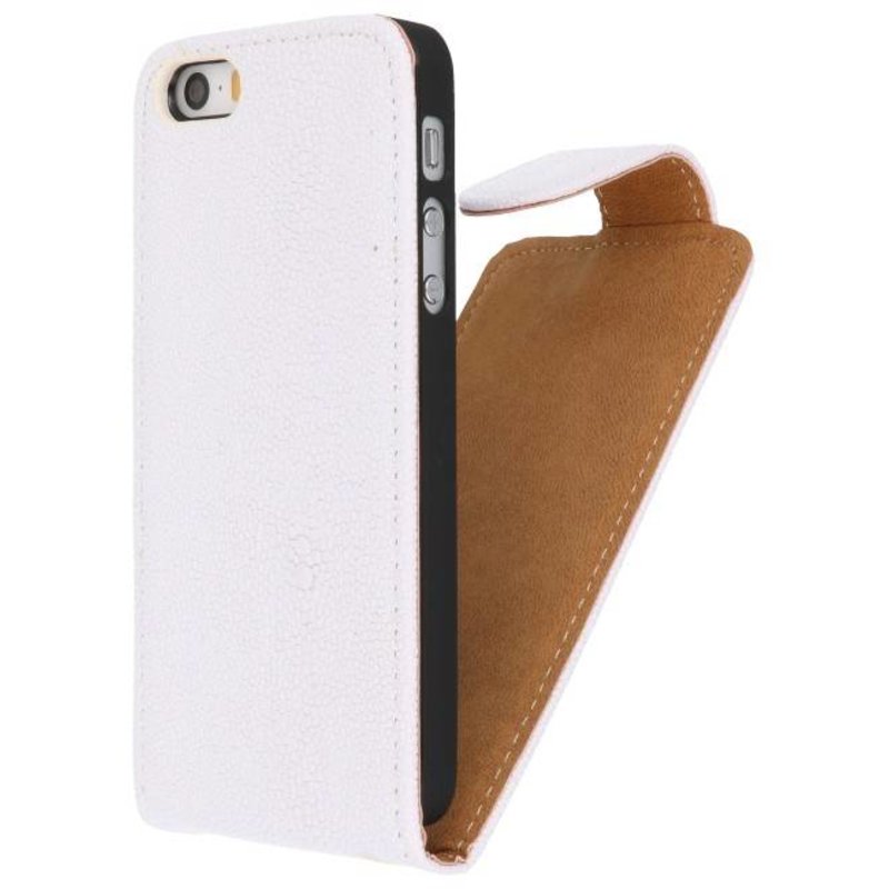 Devil Classic Flip Taske til iPhone 5 Hvid