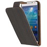 Bois classique Flip Case pour Galaxy S4 i9500 gris