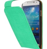 Devil Classic Flip Case for Galaxy S4 i9500 Green