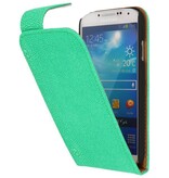 Devil Classic Flip Case for Galaxy S4 i9500 Green