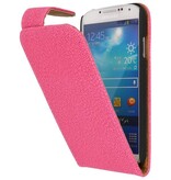 Teufel klassischer Schlag-Fall für Galaxy S4 i9500 Rosa