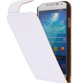 Diable classique Flip Case pour Galaxy S4 i9500 Blanc