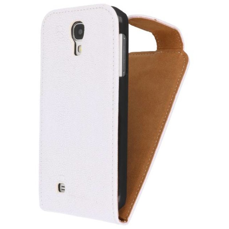 Devil Classic Flip Taske til Galaxy S4 i9500 Hvid