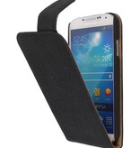 Devil Classic Flip Taske til Galaxy S4 i9500 Sort