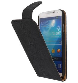 Devil Classic Flip Taske til Galaxy S4 i9500 Sort