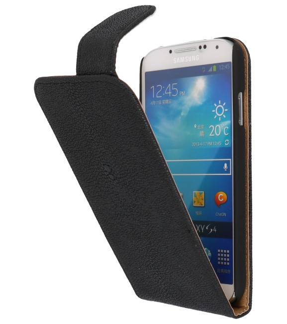 Devil Classic Flip Case for Galaxy S4 i9500 Black