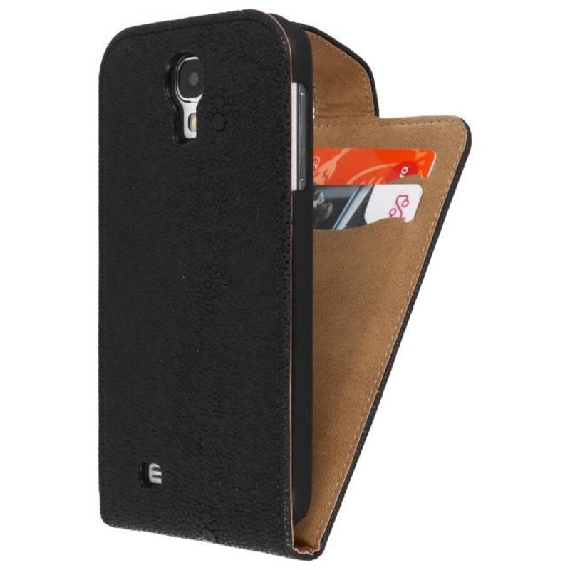 Devil Classic Flip Taske til Galaxy S4 i9500 Sort