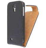 Croco Classic Flip Case for Galaxy S4 i9500 Black