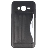 Standing TPU Wallet Case for Galaxy J3 / J3 2016 Black