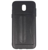 Standing TPU Wallet Case for Galaxy J5 2017 Black