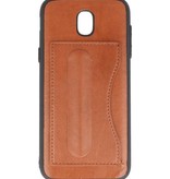 Stående TPU Wallet Taske til Galaxy J5 2017 Brown