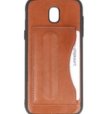 Stående TPU Wallet Taske til Galaxy J5 2017 Brown