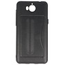 Standing TPU Wallet Case for Huawei Y5 2017 Black