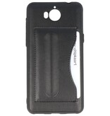 In piedi TPU del raccoglitore per Huawei Y5 2017 nero