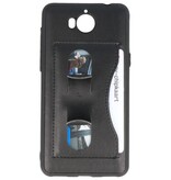 In piedi TPU del raccoglitore per Huawei Y5 2017 nero