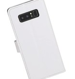 Galaxy Note caso 8 Cartera de libros carpeta de la caja blanca